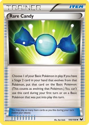 Rare Candy 100/108 - Dark Explorers Reverse Holofoil