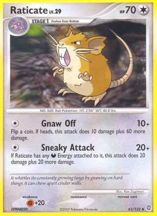 Raticate 61/132 - Secret Wonders