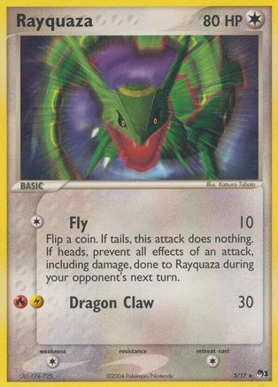 Rayquaza 3/17 - POP Series 1 Holofoil