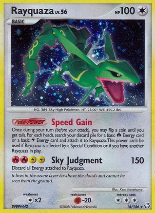 Rayquaza 14/146 - Legends Awakened Holofoil