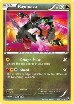 Rayquaza 128/124 - Dragons Exalted Holofoil