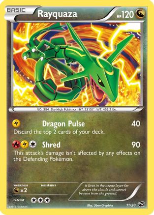 Rayquaza 11/20 - Dragon Vault Holofoil