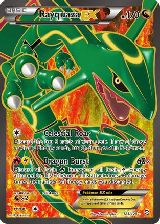 Rayquaza-EX 123/124 - Dragons Exalted Holofoil