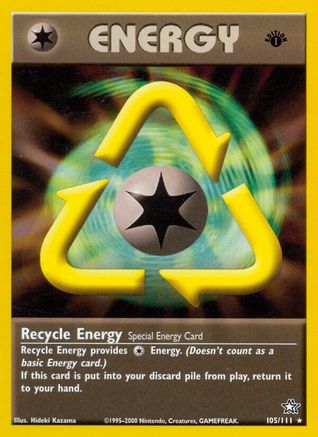 Recycle Energy 105/111 - Neo Genesis Unlimited