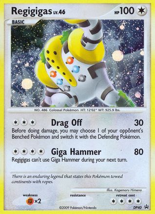 Regigigas - DP40 DP40/56 - Diamond and Pearl Promos Holofoil