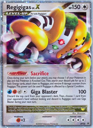 Regigigas LV.X - DP30 DP30/56 - Diamond and Pearl Promos Holofoil