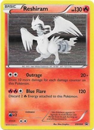 Reshiram BW004/101 - BW Black Star Promos Holofoil