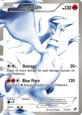 Reshiram 113/114 - Black & White Holofoil