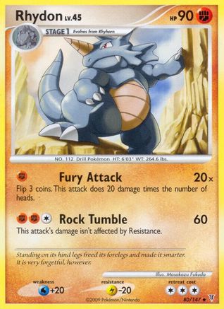 Rhydon 80/147 - Supreme Victors Reverse Holofoil