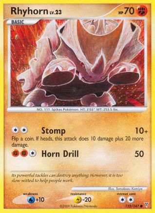 Rhyhorn 122/147 - Supreme Victors Reverse Holofoil