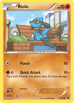 Riolu 63/99 - Next Destinies Reverse Holofoil