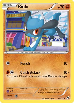 Riolu 79/113 - Legendary Treasures