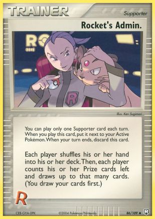 Rocket's Admin. 86/109 - Team Rocket Returns