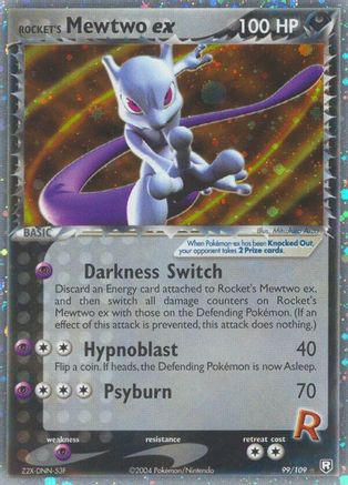 Rocket's Mewtwo ex 99/109 - Team Rocket Returns