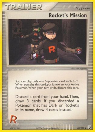 Rocket's Mission 88/109 - Team Rocket Returns