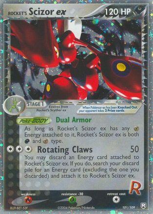 Rocket's Scizor ex 101/109 - Team Rocket Returns Holofoil