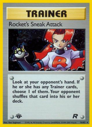 Rocket's Sneak Attack 16/82 - Team Rocket Unlimited Holofoil