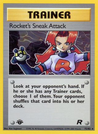 Rocket's Sneak Attack 72/82 - Team Rocket Unlimited