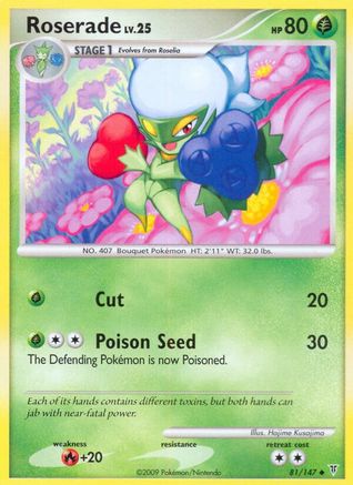 Roserade 81/147 - Supreme Victors Reverse Holofoil