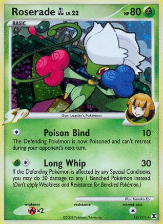 Roserade GL 12/111 - Rising Rivals Holofoil