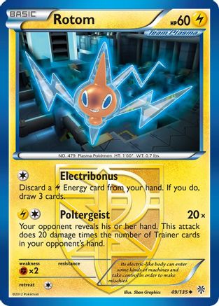 Rotom (Team Plasma) 49/135 - Plasma Storm