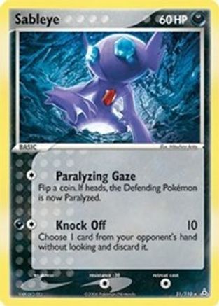 Sableye 31/110 - Holon Phantoms Reverse Holofoil