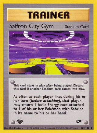 Saffron City Gym 122/132 - Gym Challenge Unlimited