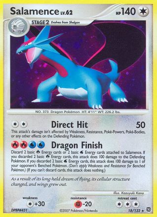 Salamence 18/132 - Secret Wonders Holofoil