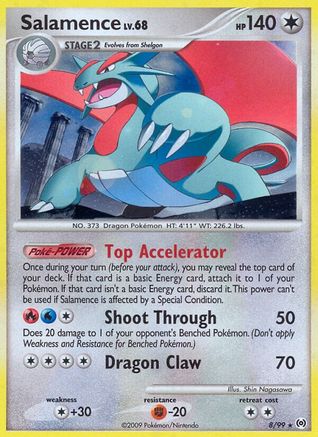 Salamence 8/99 - Arceus Holofoil