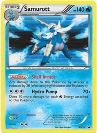 Samurott BW22/101 - BW Black Star Promos Holofoil