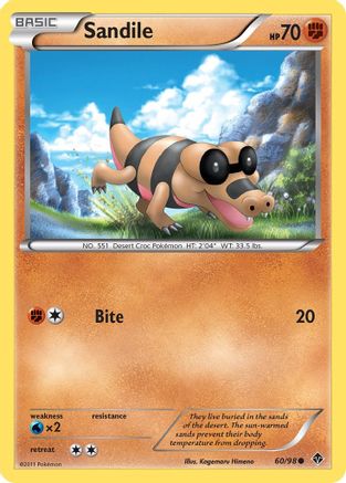 Sandile 60/98 - Emerging Powers Reverse Holofoil