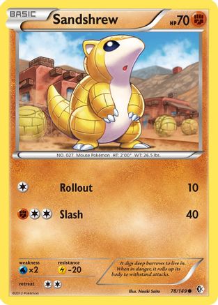 Sandshrew 78/149 - Boundaries Crossed