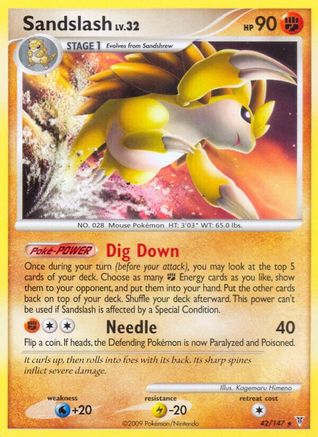 Sandslash 42/147 - Supreme Victors Reverse Holofoil