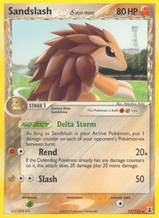 Sandslash δ 27/113 - Delta Species