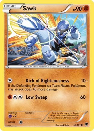 Sawk 52/101 - Plasma Blast Reverse Holofoil