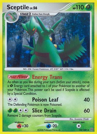 Sceptile 10/100 - Stormfront Reverse Holofoil