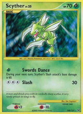 Scyther 130/127 - Platinum Holofoil