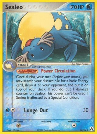 Sealeo 43/92 - Legend Maker Reverse Holofoil