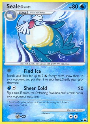 Sealeo 77/111 - Rising Rivals Reverse Holofoil