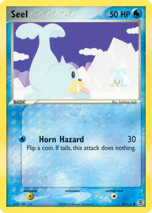 Seel 78/112 - FireRed & LeafGreen Reverse Holofoil