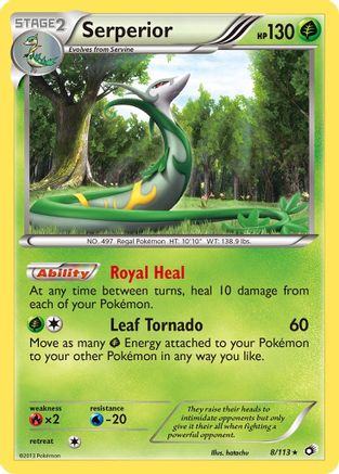 Serperior 8/113 - Legendary Treasures Holofoil