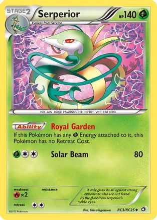 Serperior RC3/113 - Legendary Treasures Holofoil