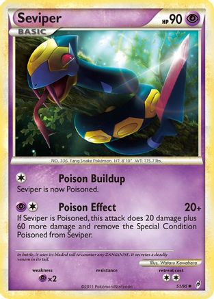 Seviper 51/95 - Call of Legends Reverse Holofoil