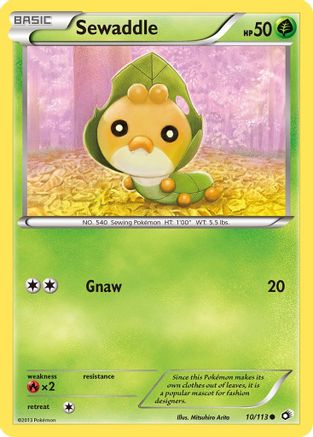 Sewaddle (10) 10/113 - Legendary Treasures