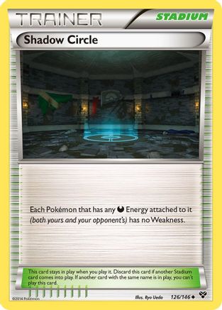 Shadow Circle 126/146 - XY Reverse Holofoil