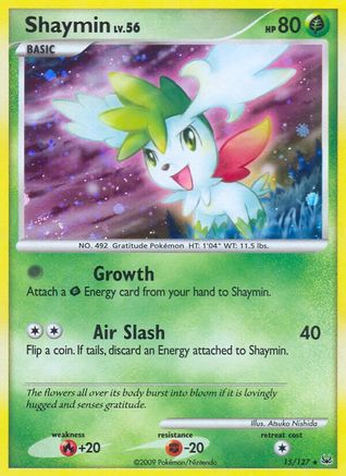 Shaymin 15/127 - Platinum Reverse Holofoil