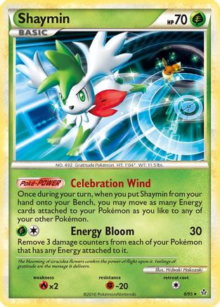 Shaymin 8/95 - HSUnleashed Holofoil