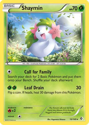 Shaymin 10/149 - Boundaries Crossed Reverse Holofoil