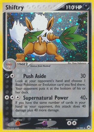 Shiftry 14/101 - Hidden Legends Reverse Holofoil