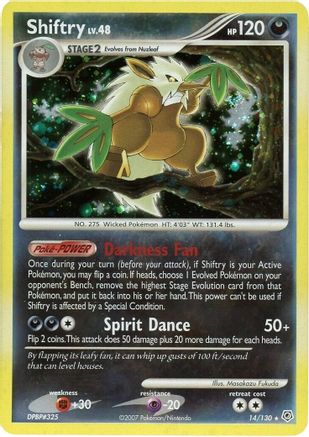 Shiftry 14/130 - Diamond & Pearl Reverse Holofoil